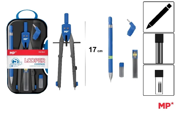 COMPÁS ESPECIAL LOOPER 5 PIEZAS