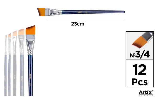 PINCEL SINTÉTICO BISELADA 3/4#
